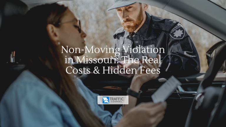 Non-Moving Violation in Missouri: Hidden Costs